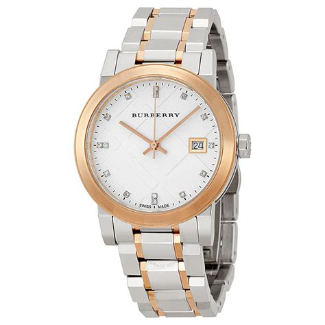 burberry 2 tone ladies watch|burberry ladies watches on sale.